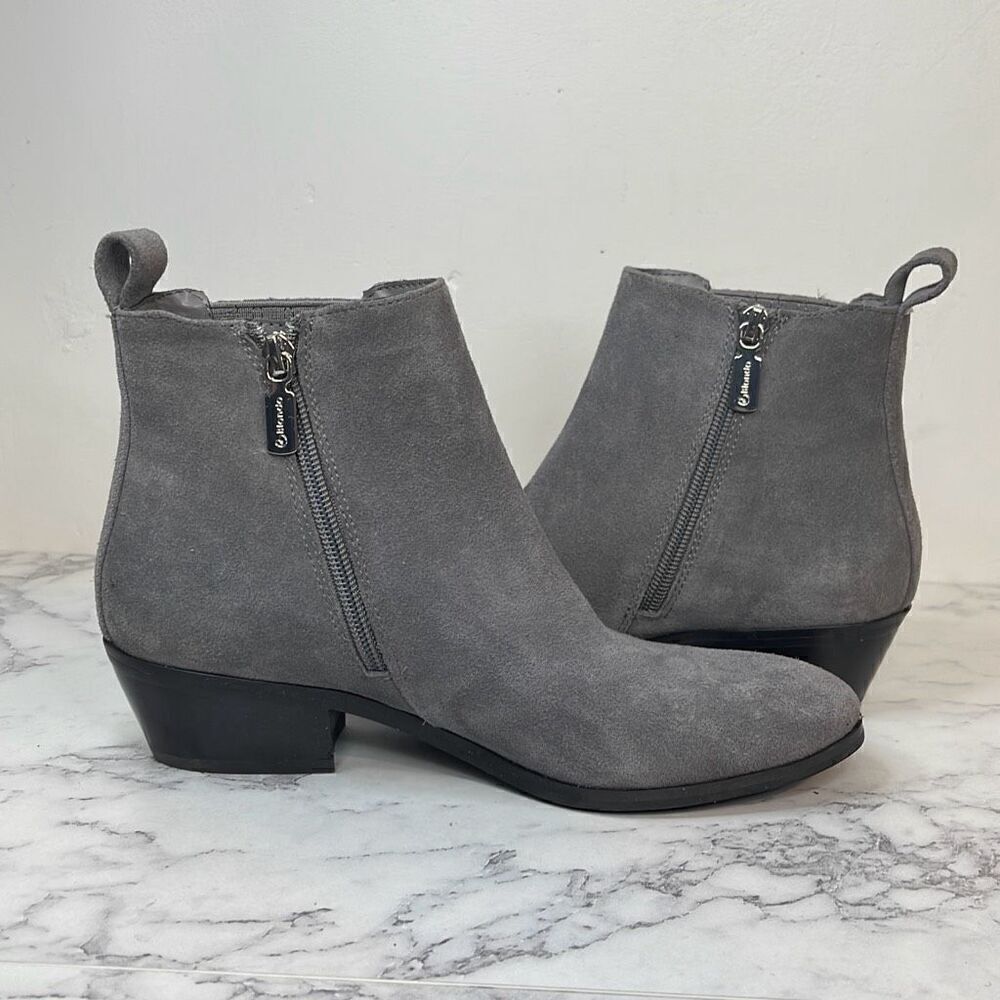 Blondo Gray Sydney Chelsea Boots 7 - Picture 3 of 8